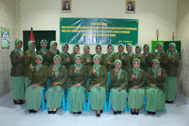 Ny Lilik Minarso Pimpin Sertijab Wakil Ketua Persit KCK Cab XLIV