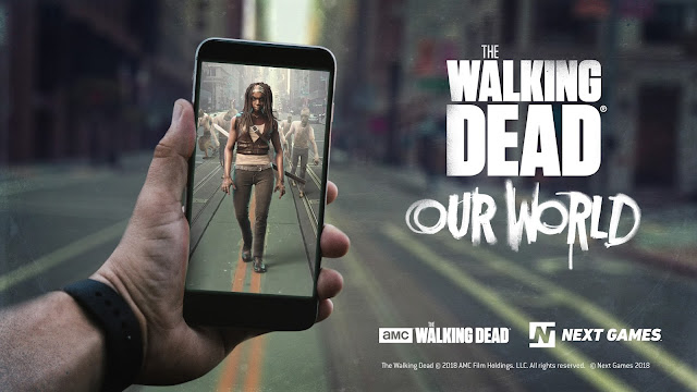 Werbeanzeige für Walking Dead: Our World