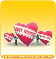 Inflatable valentine valentines gemmy easter sweethearts airblown rare wide Creatable Inflatables: Valentine’s Day Inflatable Hearts
