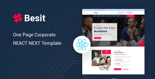 Best Corporate One Page Website Template