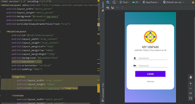 Cara Membuat Aplikasi Form Login Android Studio Tanpa Database