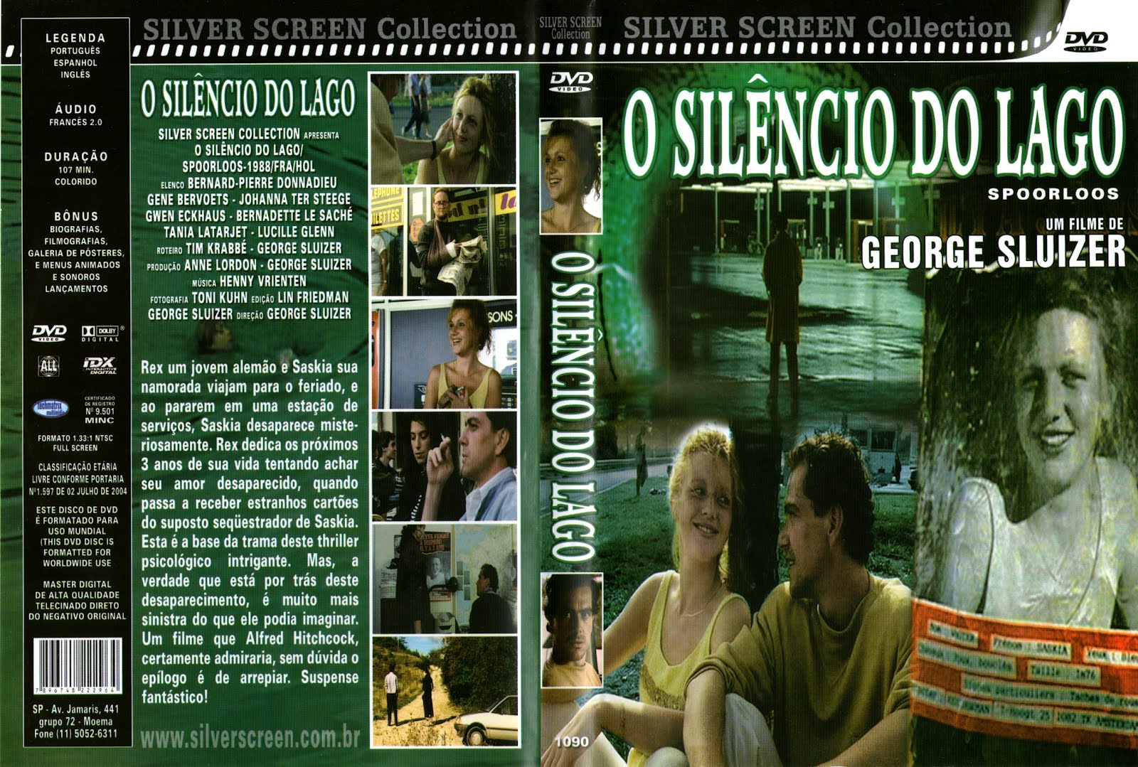 Capas Filmes Suspense: O Silêncio do Lago