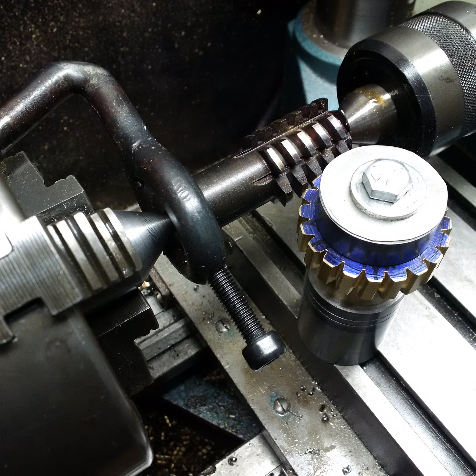 Another Day Another Project Worm And Worm Gear For My Metal Bandsaw