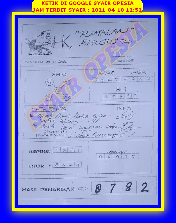 gambar togel hongkong