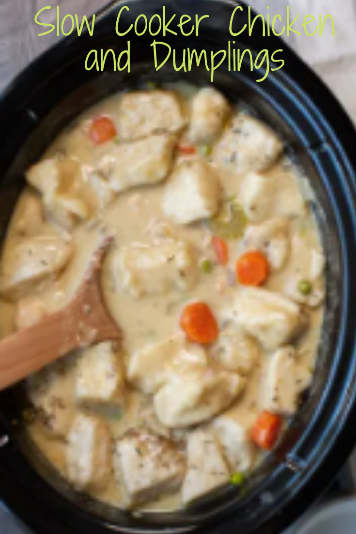 Slow Cooker Chicken and Dumplings