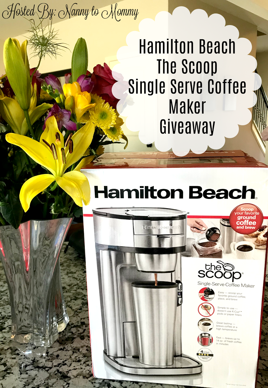 Hamilton Beach The Scoop Single-Serve Coffee Maker, 14 Oz