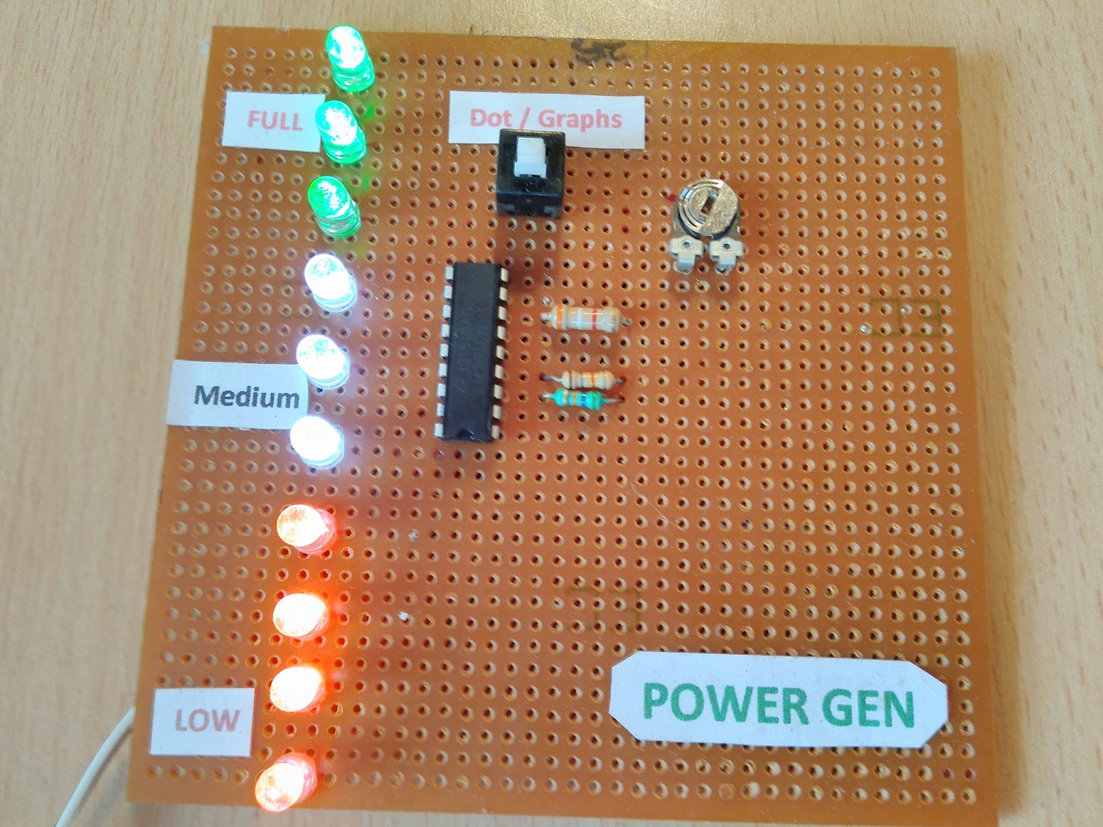 12v Battery Voltage Level Indicator and Checking using LM3915 IC