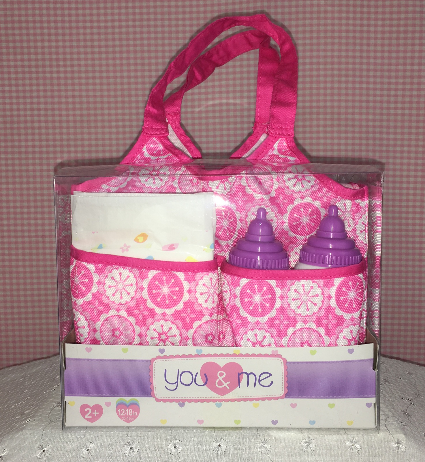 Gracie's Toy Chest You & Me Baby Doll Diaper Bag and Accessories