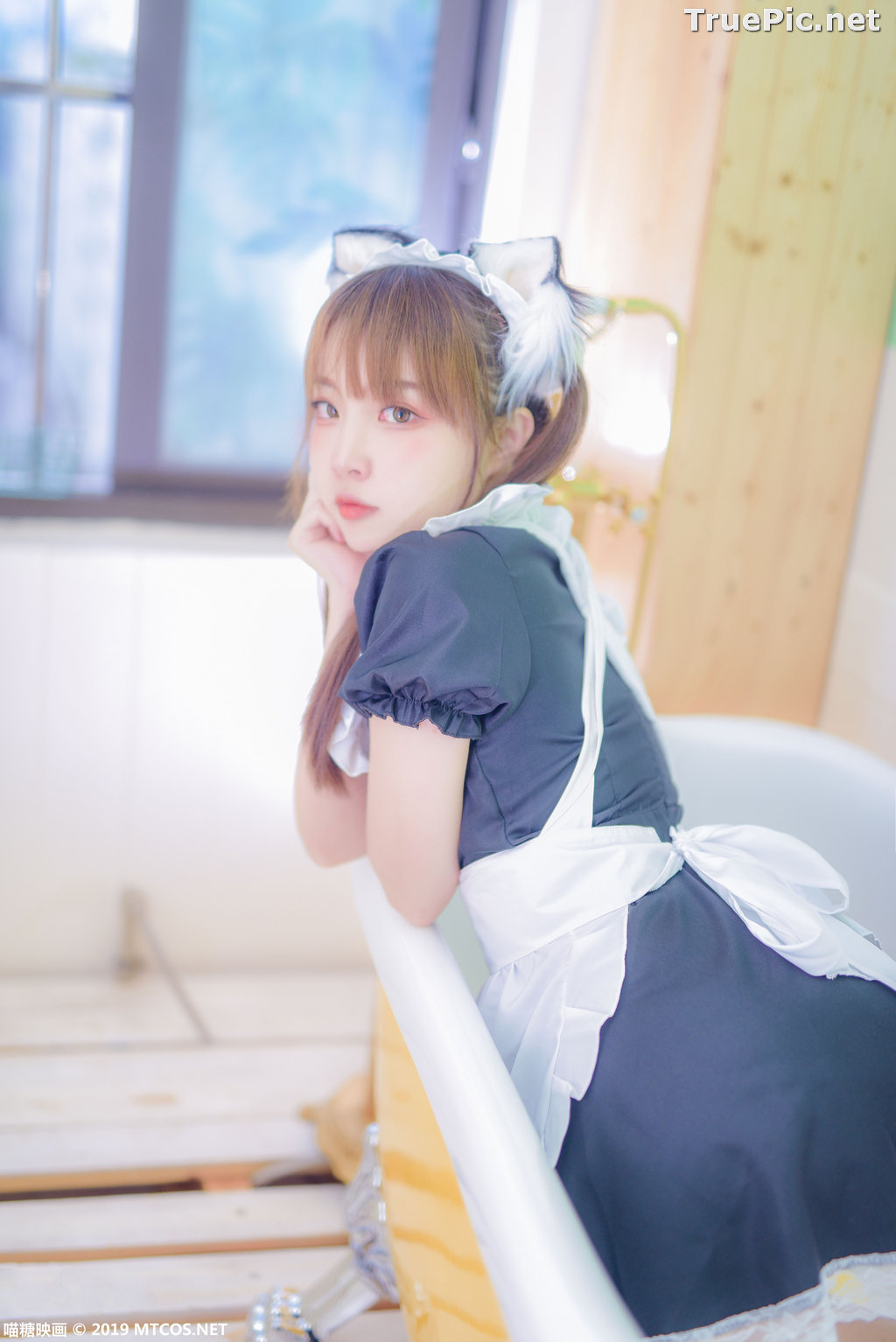 Image [MTCos] 喵糖映画 Vol.049 - Chinese Cute Model - Lovely Maid Cat - TruePic.net - Picture-38