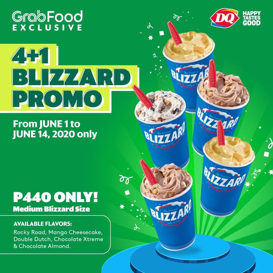 Manila Shopper Dairy Queen Blizzard Party Promo June 2020
