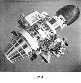 THE GRANDMA'S LOGBOOK THE SOVIET SPACECRAFT LUNA 5 CRASHES ON THE MOON