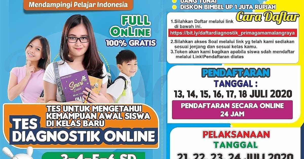 Primagama Malang Cengkeh Jaya Soekarno Hatta Test Diagnostik Primagama Se Malang Raya