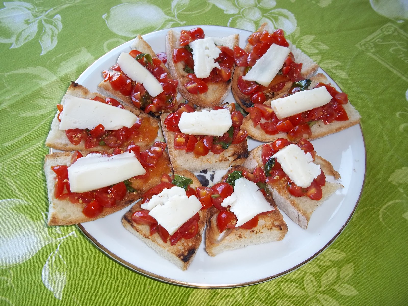 sapori&amp;saperi: bruschetta al pomodoro - bruschetta con tomate
