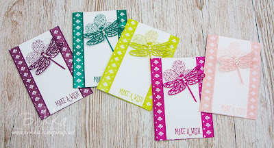 In Color Dragonfly Cards -Buy Stampin' Up! UK Supplies here