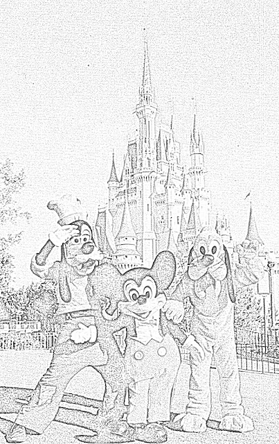 Mickey Mouse at Walt Disney World coloring.filminspector.com