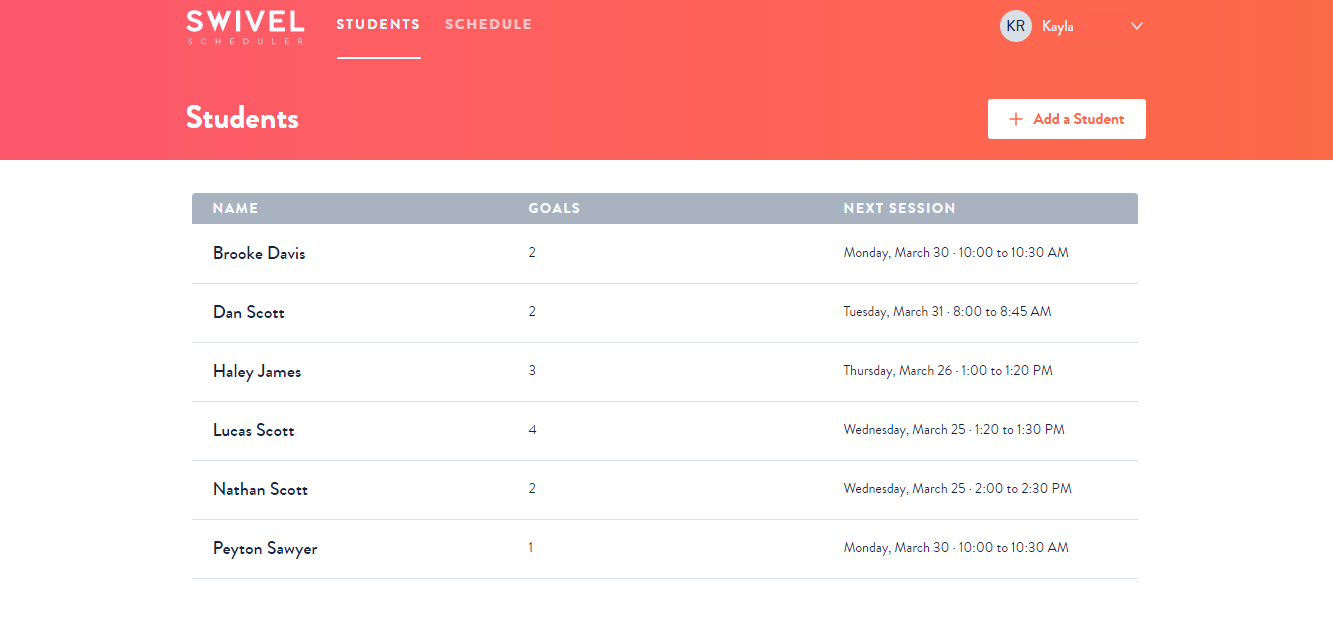 Review Swivel Scheduler for SLPs