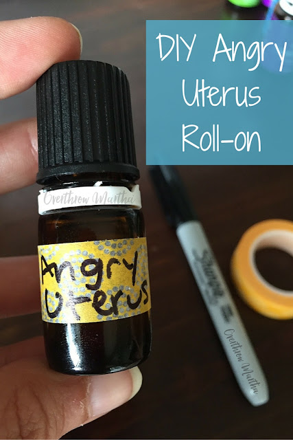 Easy DIY Angry Uterus roll on for PMS