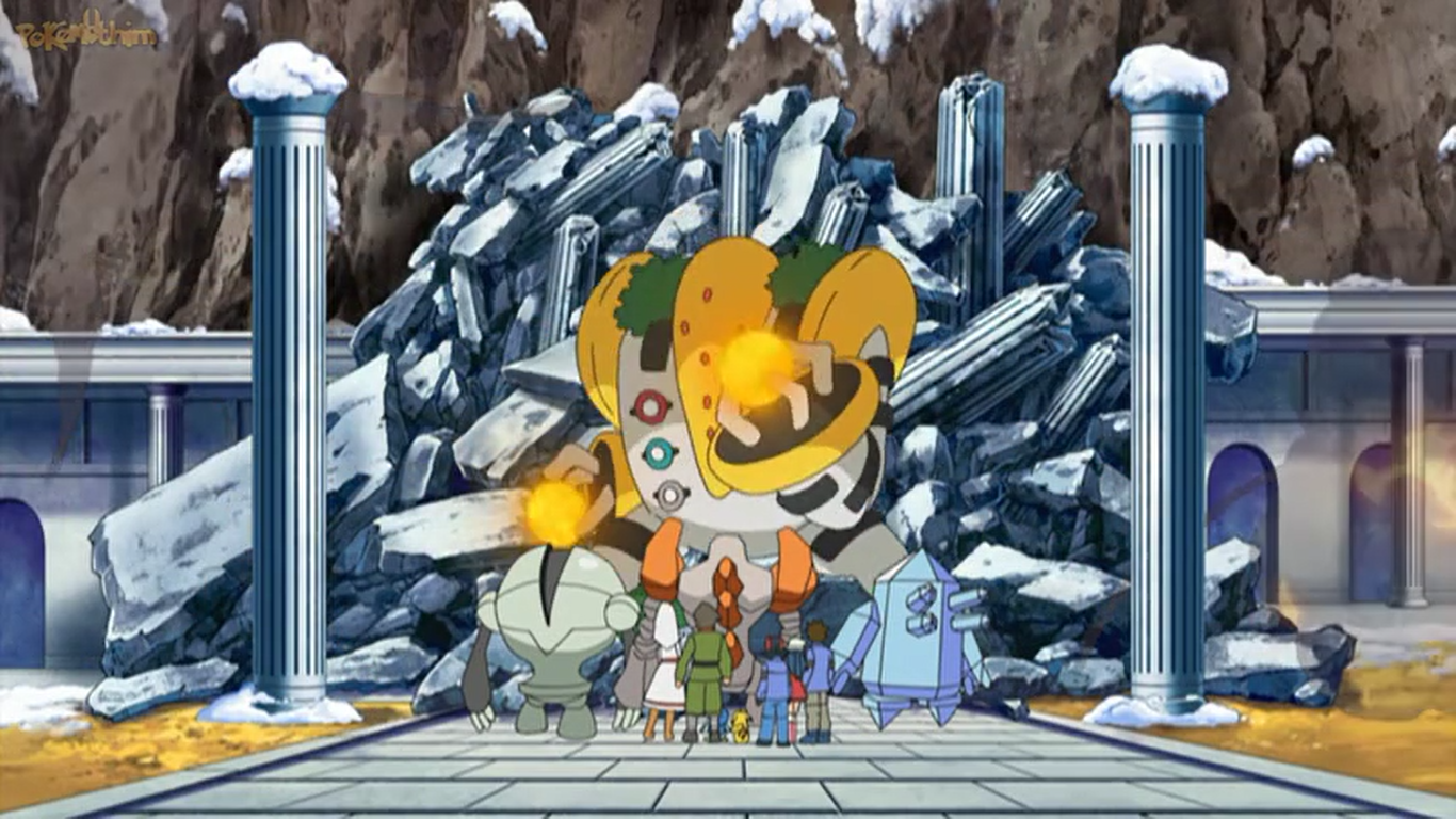 Ash com Pokémons Míticos Lendarios Mew, Celebi, Shaymim, Mesprit