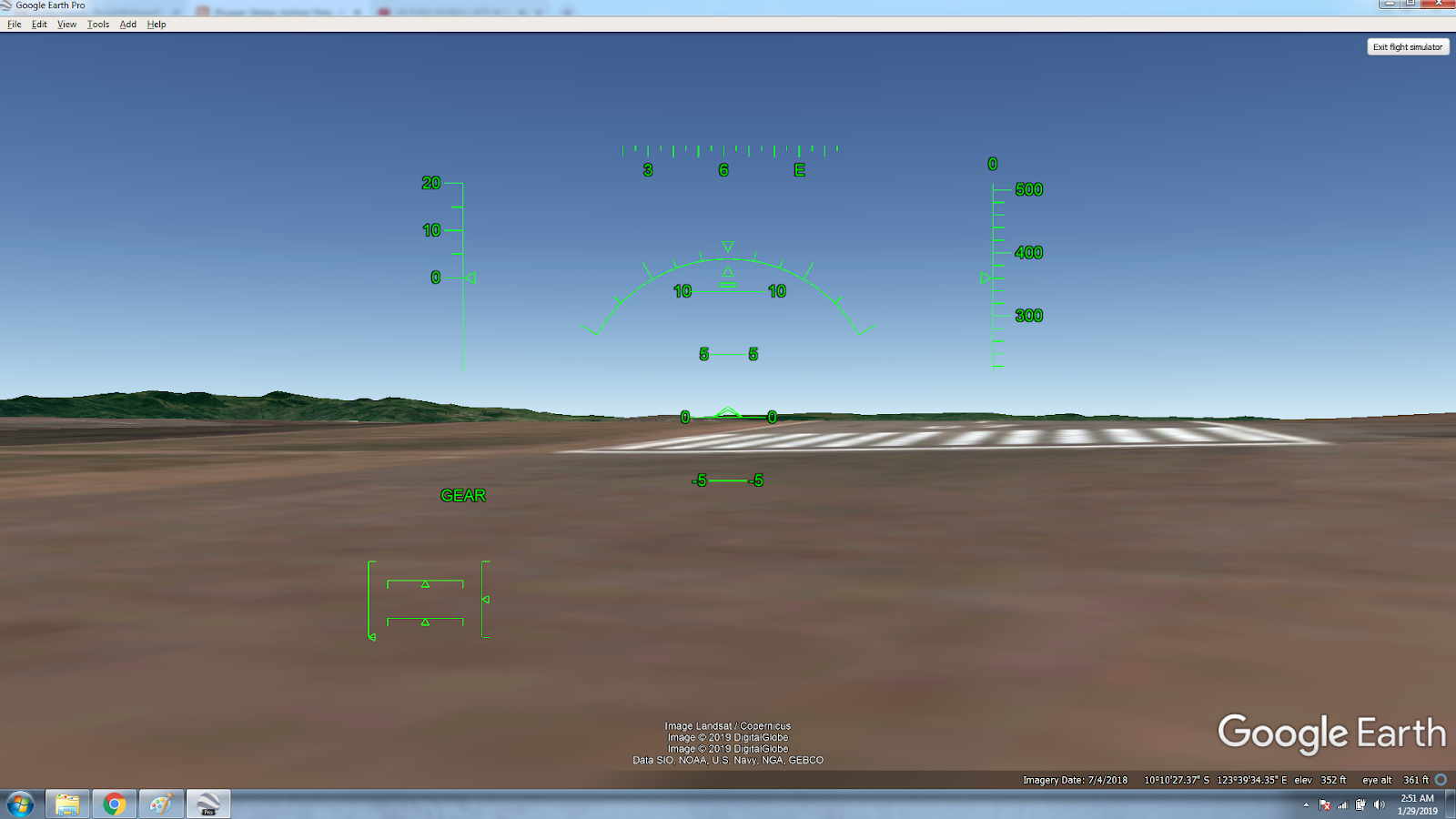 Cara Menggunakan Flight Simulator di Google Earth