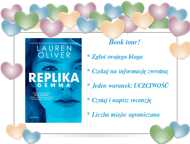 Book tour! Replika Lauren Oliver. Zapraszam!