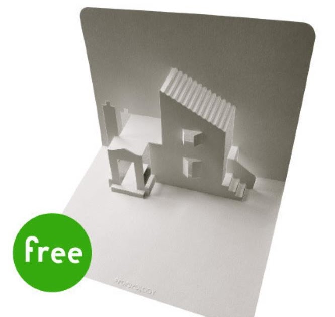 PAPERMAU: An Easy-To-Build Simple House Pop-Up Papercraft - by Popupology