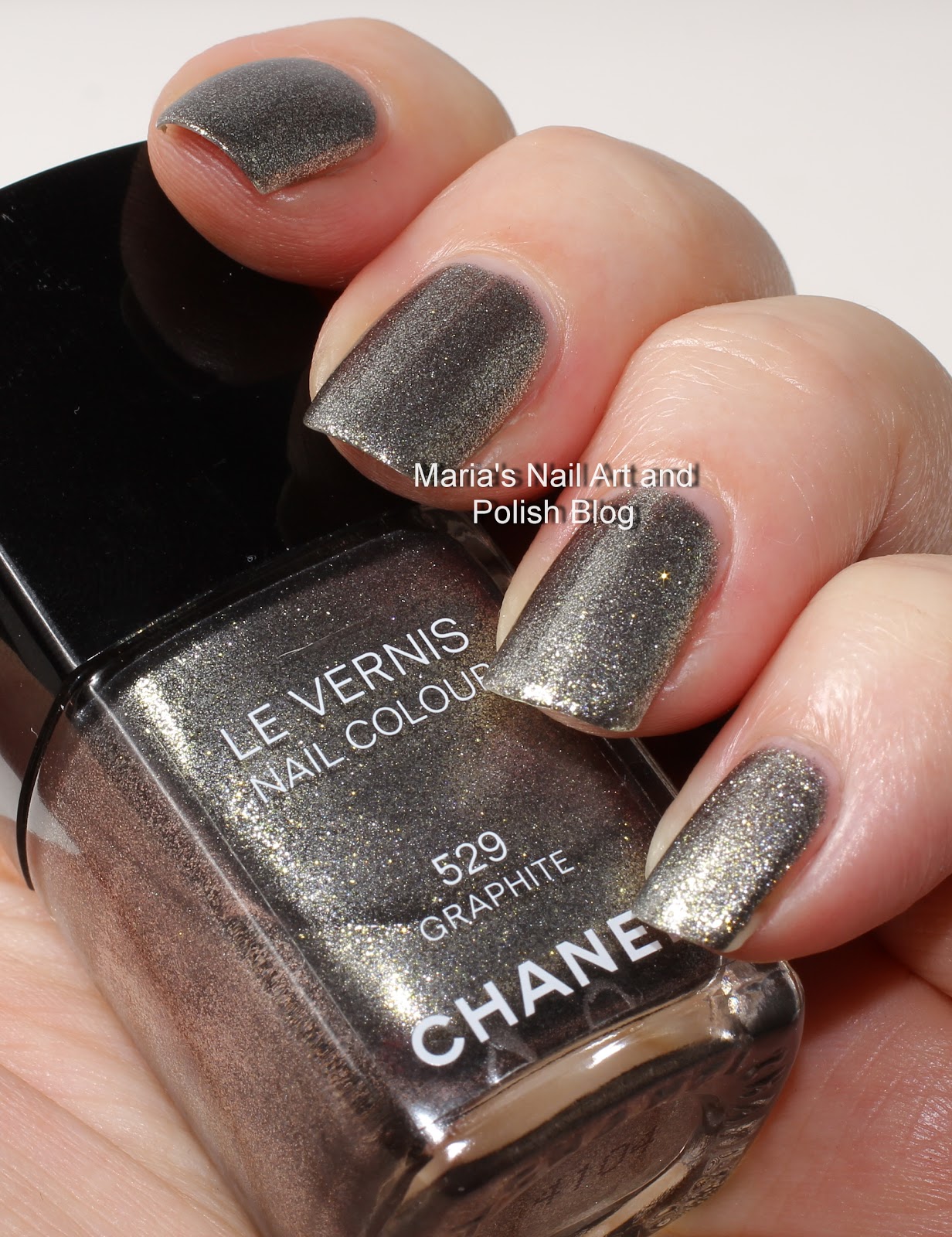 Marias Nail and Polish Blog: Chanel Graphite 529, Illusions d'Ombre coll. swatches