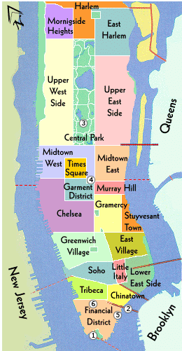 news tourism world: New York City Tourist Map