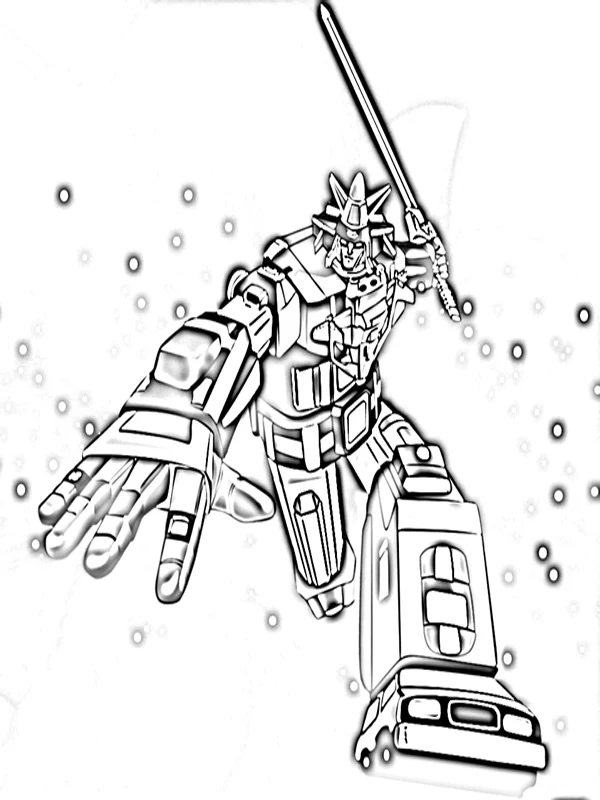 Mewarnai Gambar Robot Transformer