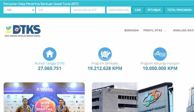 Klik dtks.kemensos.go.id Daftar Online Registrasi, Cek Penerima BLT KPM PKH Rp 3,5 Juta