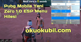 Pubg Mobile Yeni Zero 1.0 ESP Menu Hilesi İndir No Root 2020