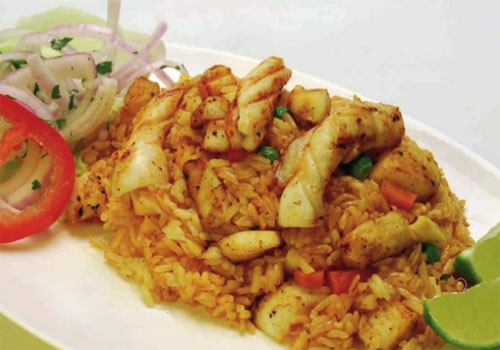 Arroz marino con pota
