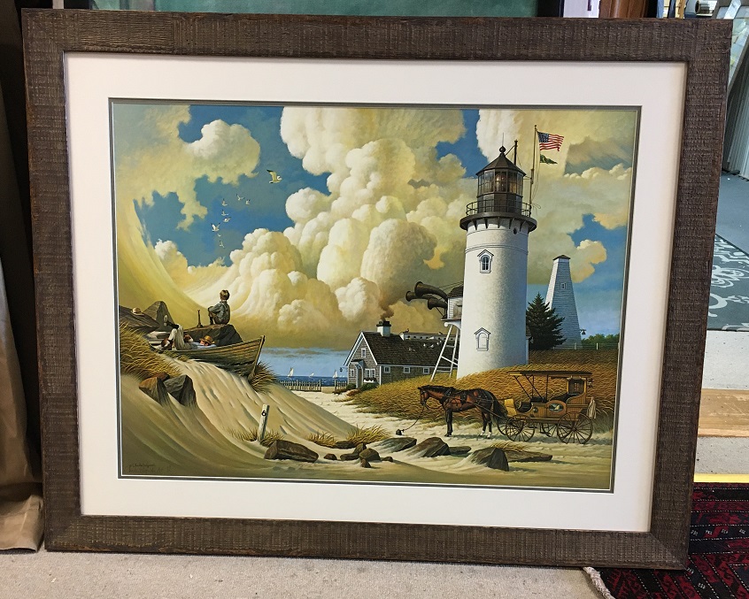 Hangin' Custom Picture Framing Two collectible Charles Wysocki prints