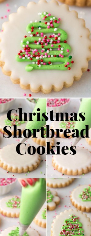 Christmas Shortbread Cookies #Christmas #Cookies - Genius Kitchen Food