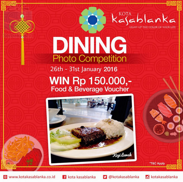Dining Photo Competition Berhadiah Voucher Food & Beverage