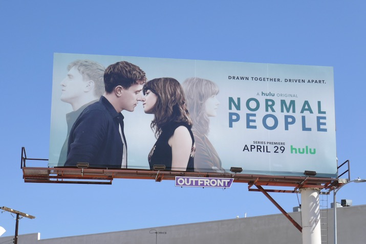 Normal People series launch billboard Normal People series launch billboard