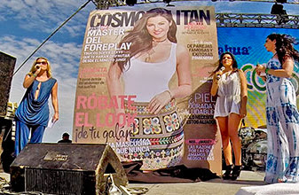 Cosmo Bikini Bash: más de mil mujeres en bañador en la fiesta de la revista Cosmopolitan en la Riviera Maya, con su embajadora, Maite Perroni (Video)