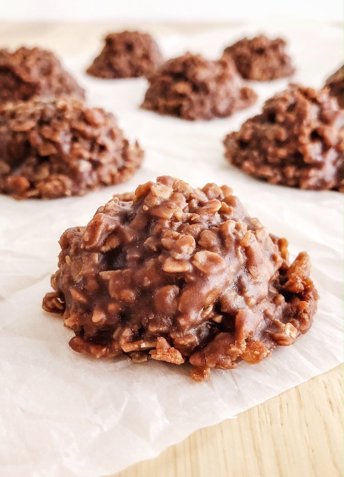 No Bake Chocolate Peanut Butter Cookies