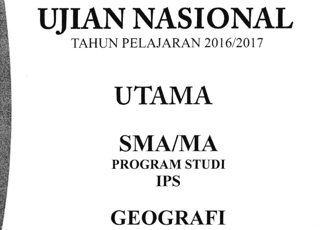 Soal Unbk 31 35 Geografi 2019 Pembahasan Kode B Geograph88