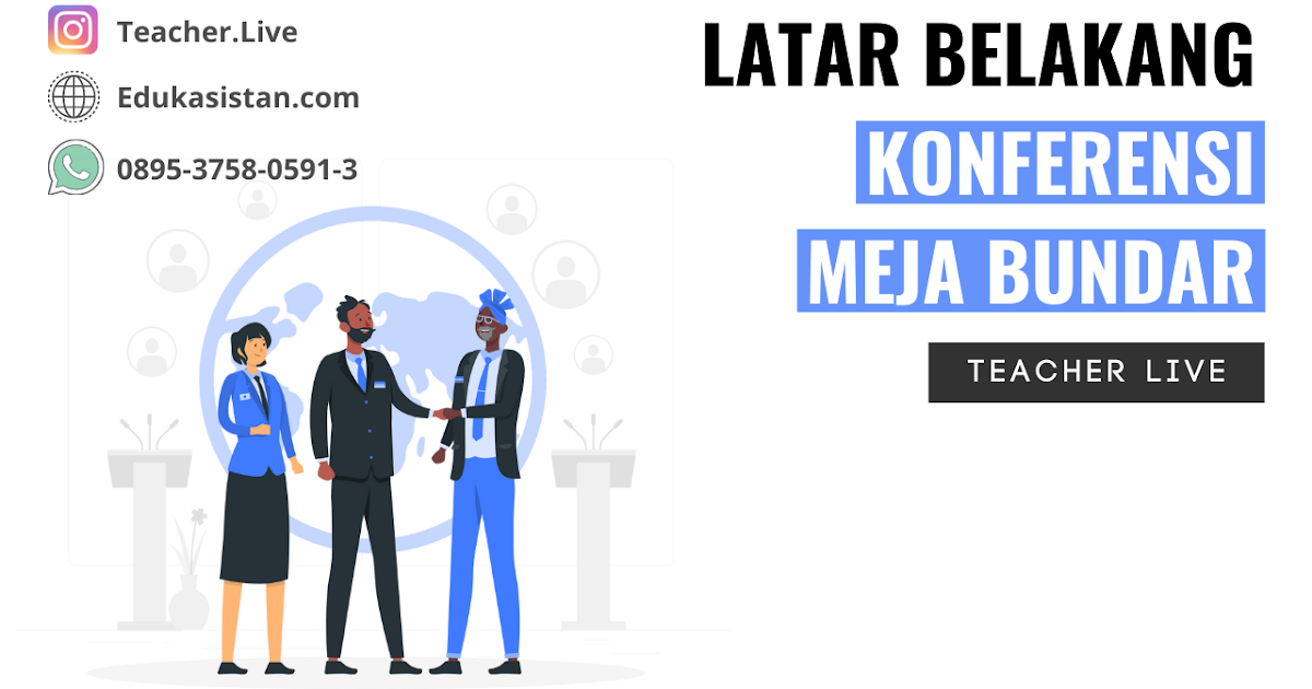Konferensi Meja Bundar : Latar Belakang, Hasil, Tokoh dan Dampak