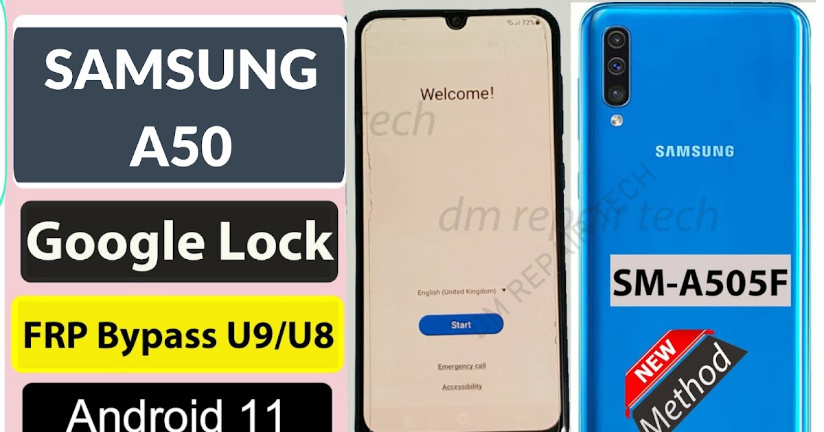 frp bypass samsung a50