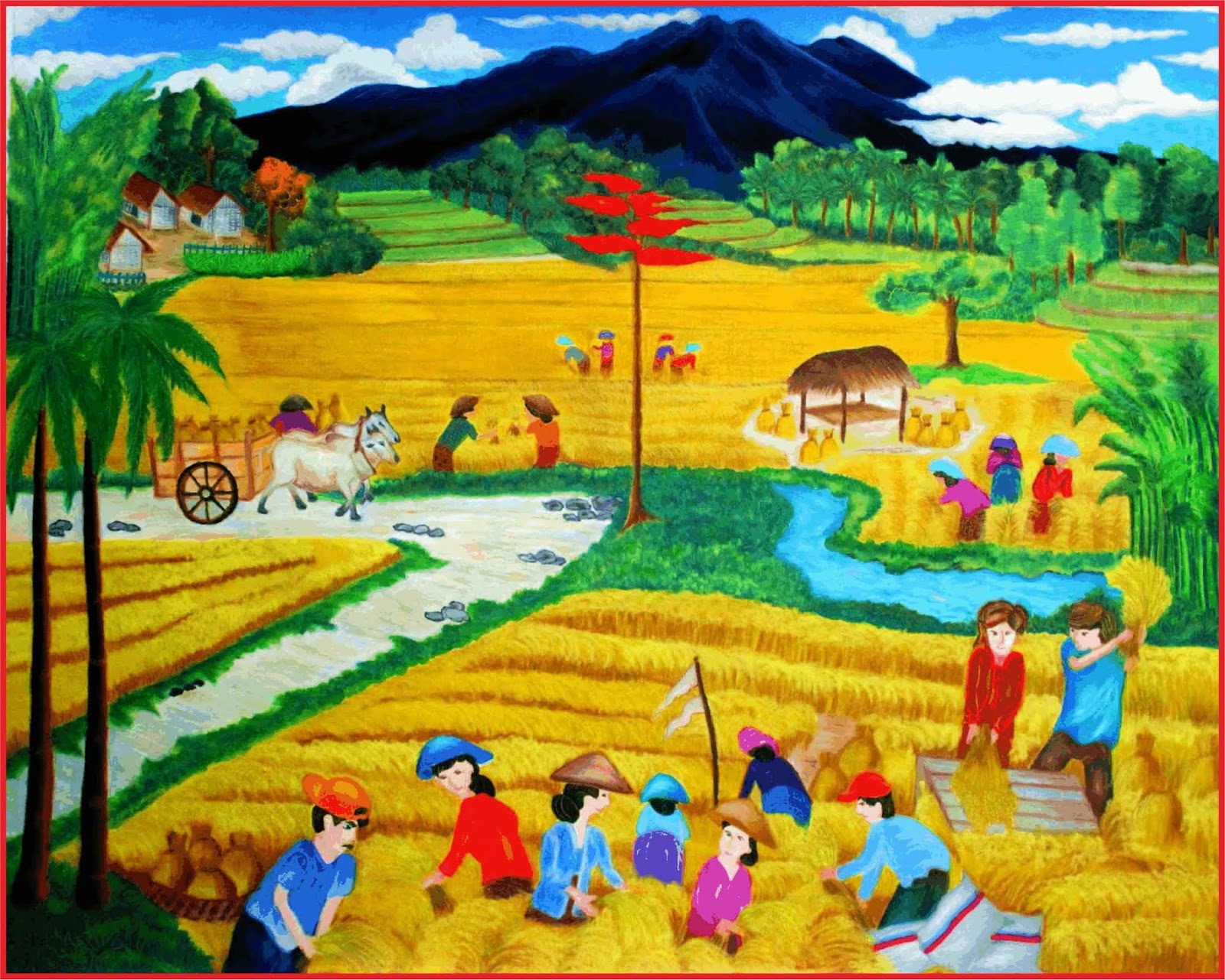 Cara Menggambar Pemandangan Alam Yang Bagus Dan Mudah Seni