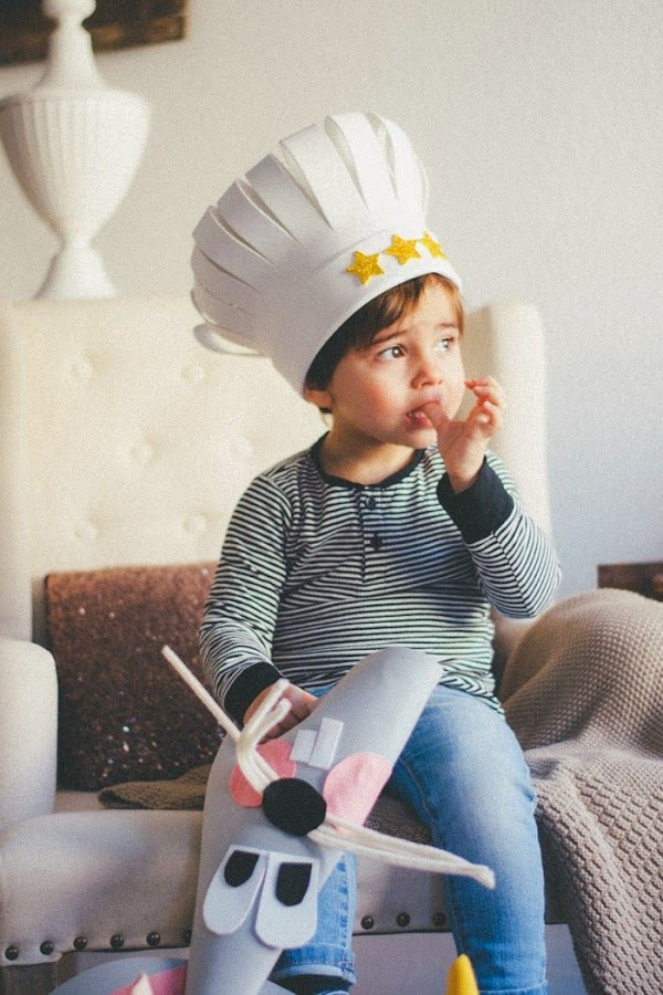 Gorro de cocinero personalizado para niños