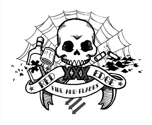 Straight edge тату эскизы