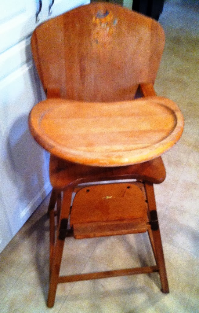 Vintage Diana Repurposed High Chair