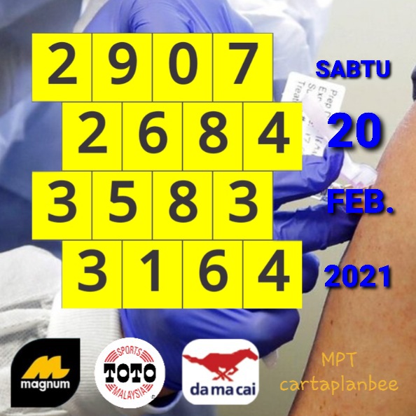 Carta Ramalan 4d Carta Mtp Sabtu 20 02 2021