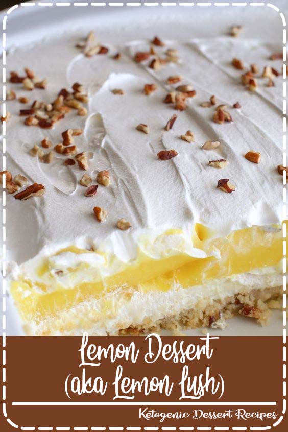 Lemon Dessert (aka Lemon Lush) - Easy International Recipes