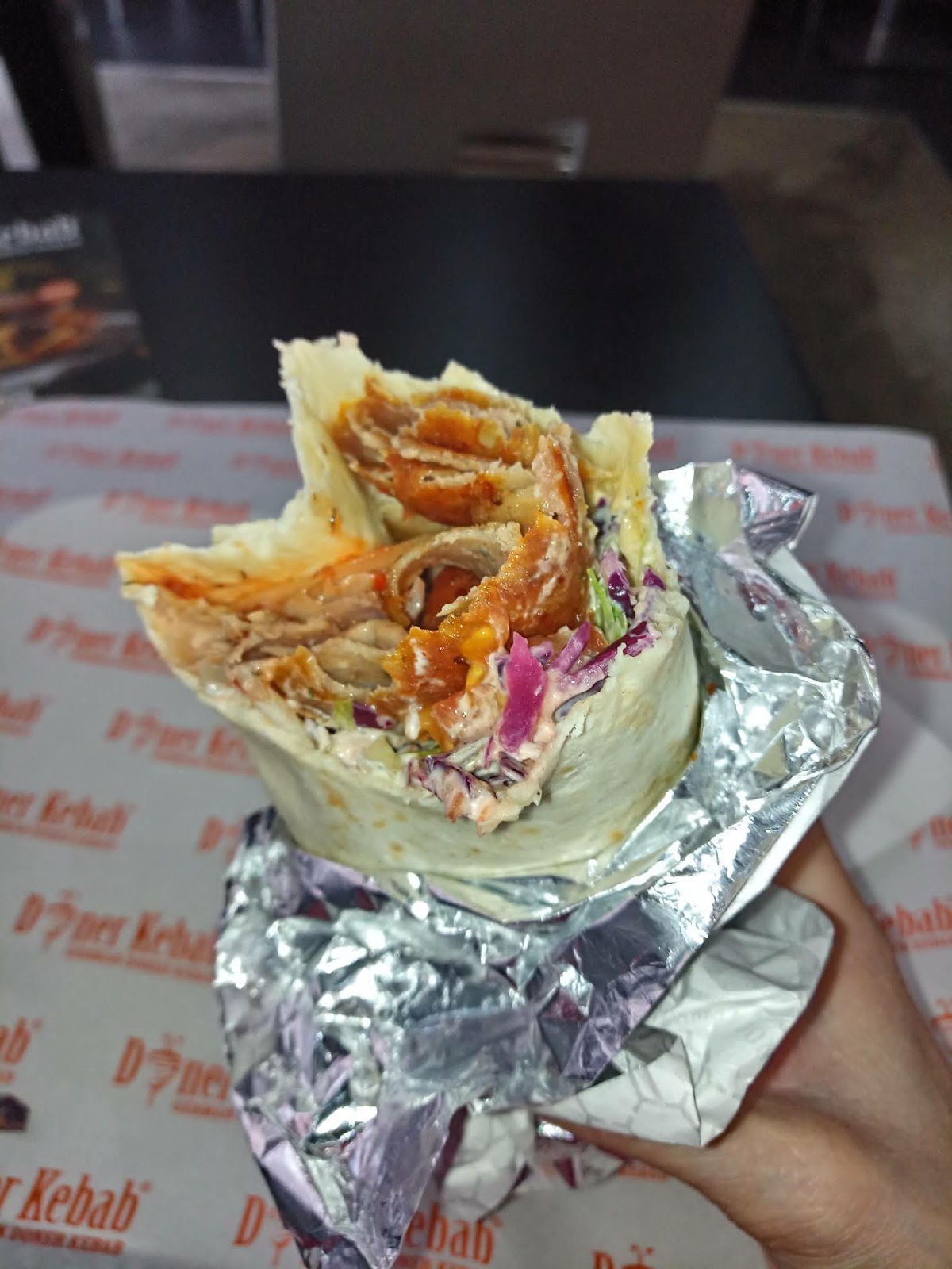Supersupergirl's dining reviews [Review] Beef Doner Durum Wrap at
