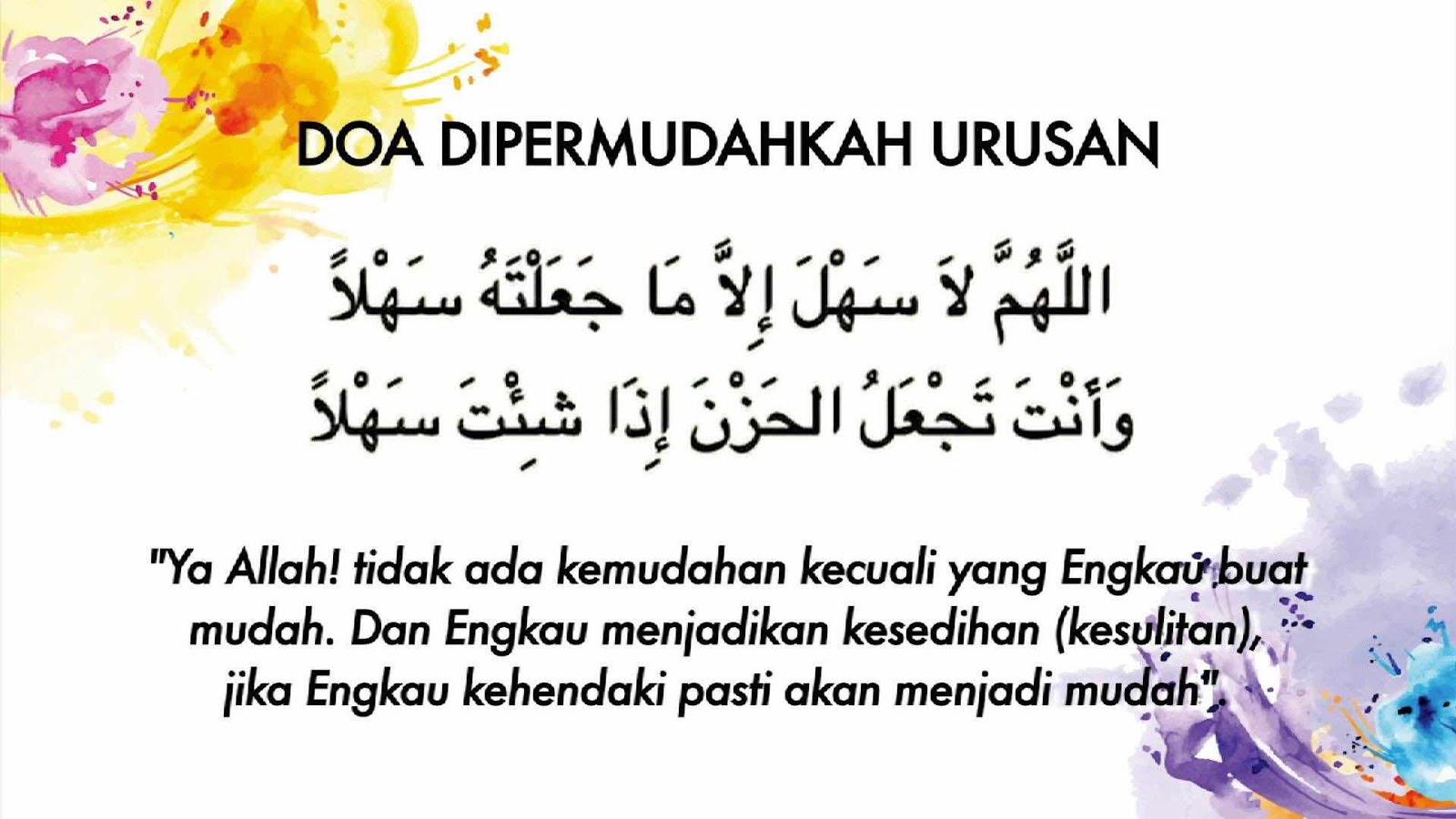 Doa Dipermudahkan Urusan - Nieyl's Life Story