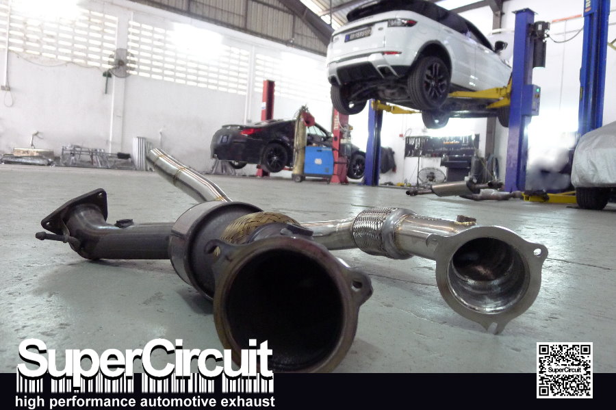 SUPERCIRCUIT Exhaust Pro Shop Range Rover Evoque 2.0 Si4 Downpipe