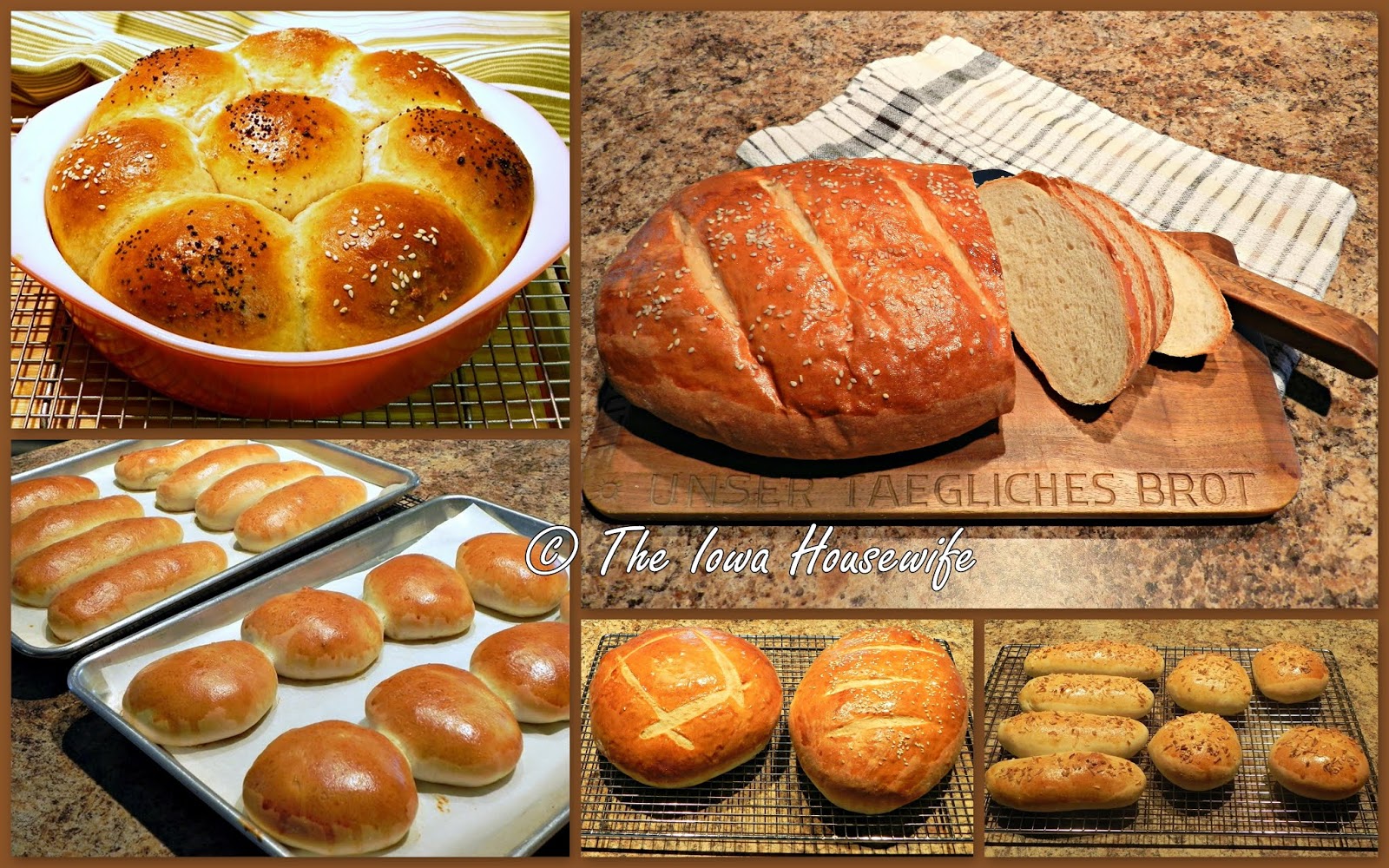 The Iowa Housewife: Simple White Bread
